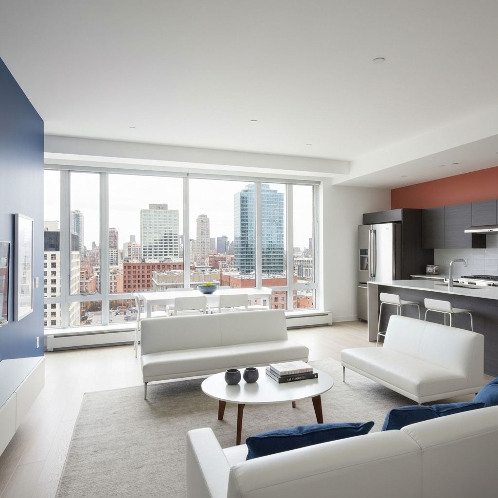 AI analyzing luxury property interior